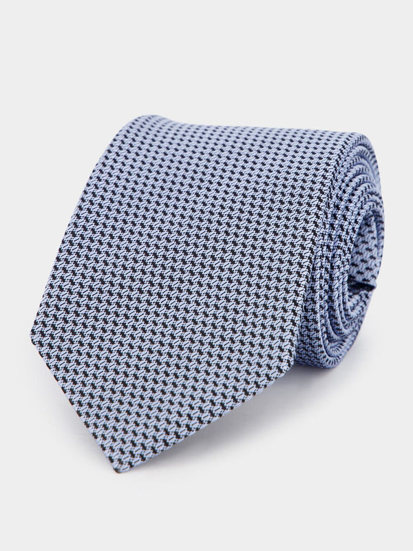 Classic Blue Checkered Tie