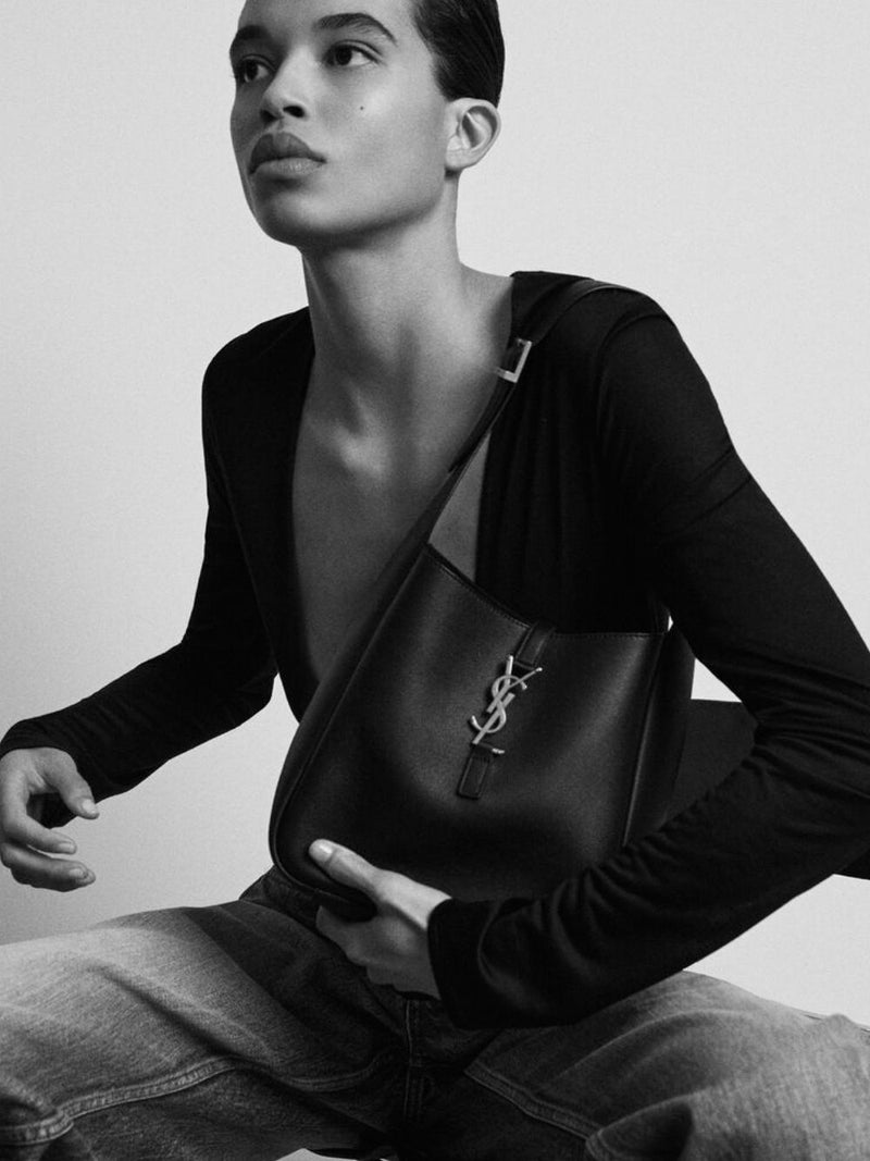 Saint Laurent Le 5 À 7 Hobo Leather Shoulder Bag on Fashion Clinic