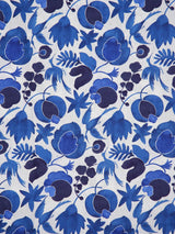 Wildbird Blu Linen Tablecloth