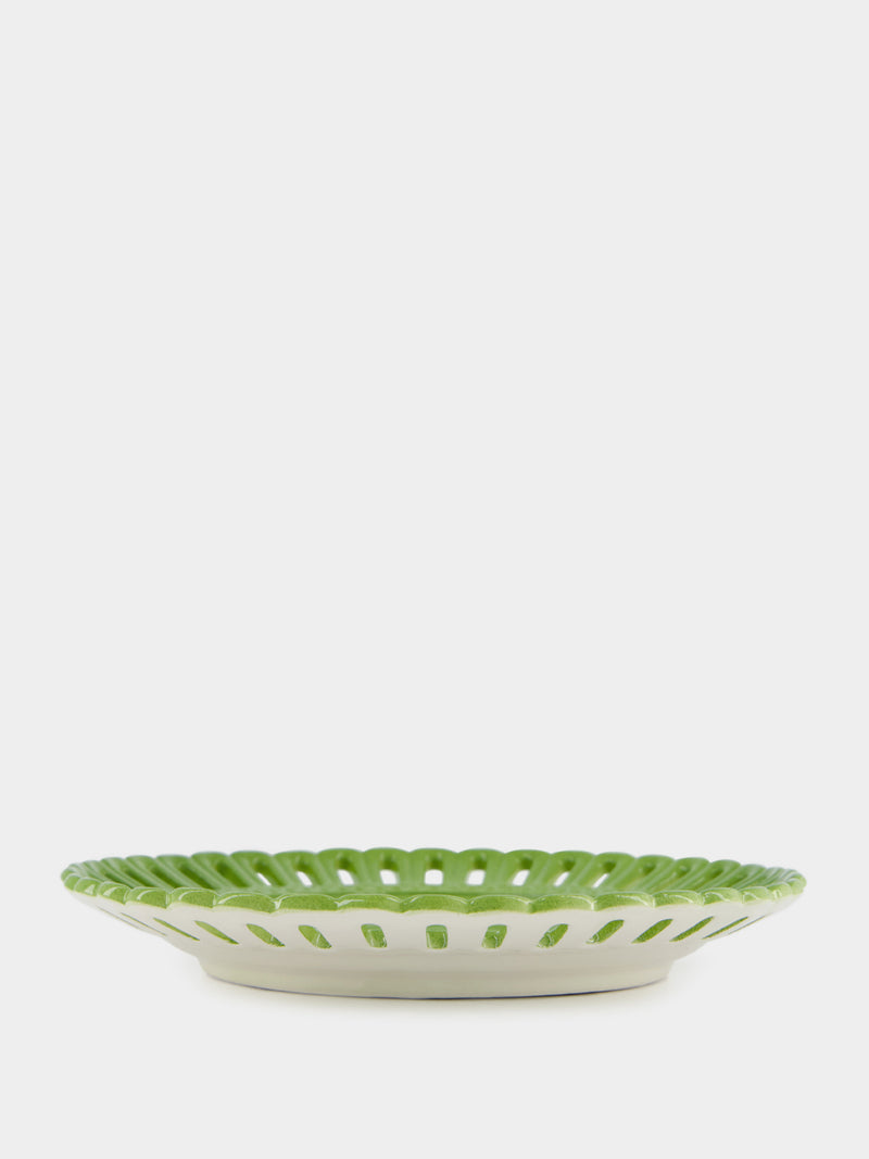 Estoril Handpainted Ceramic Dinner Plate
