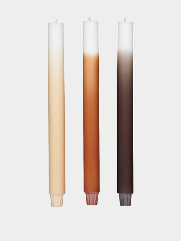 Gradient Candles Long Set of 3