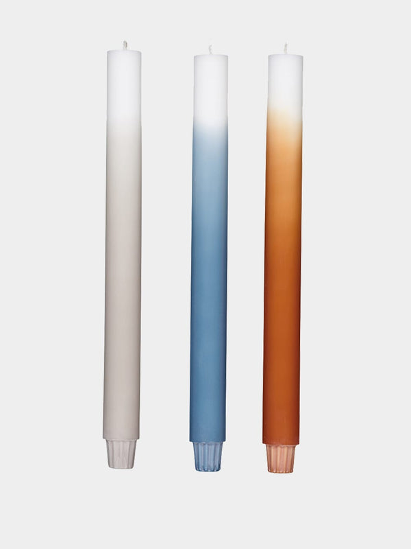 Gradient Candles Long Set of 3