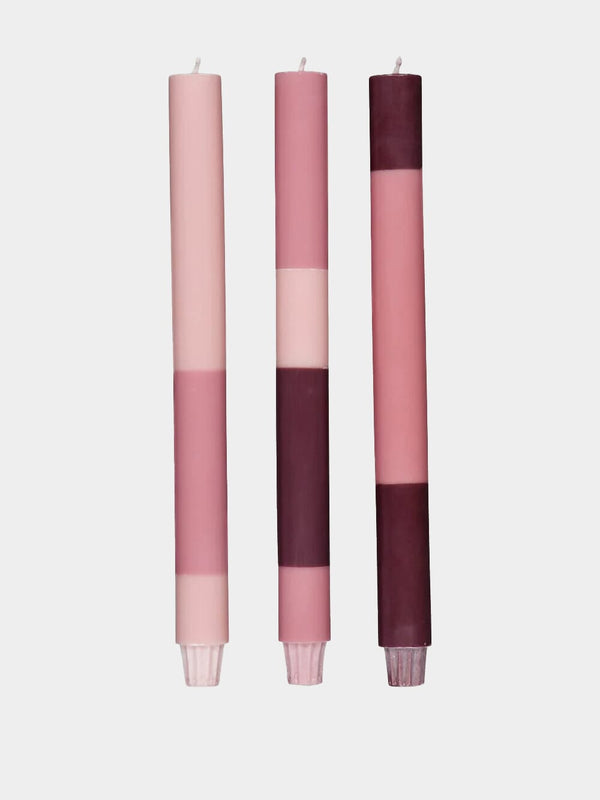 Layered Candles Set of 3