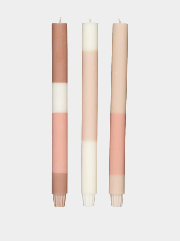 Layered Candles Set of 3
