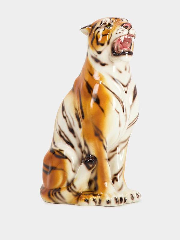 Ceramic Leopard Sculpture