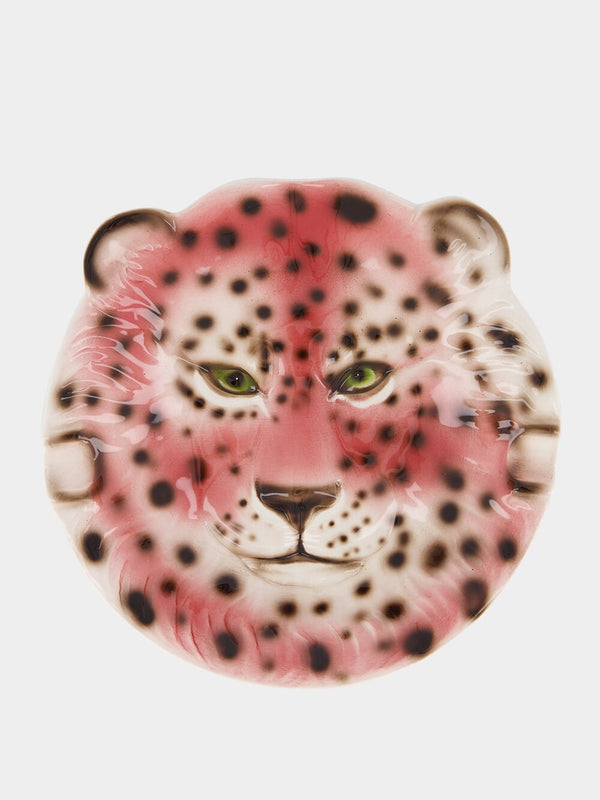 Ceramic Tiger Pink Ashtray