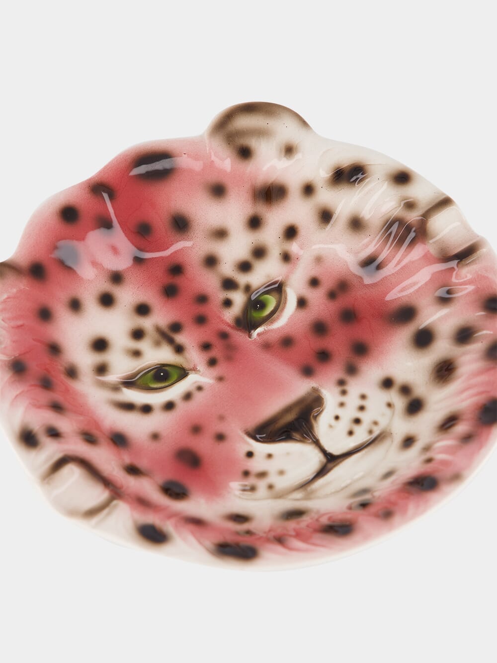 Ceramic Tiger Pink Ashtray