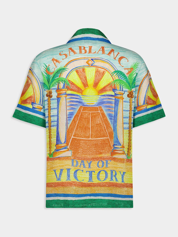 Day of Victory Art Linen Shirt