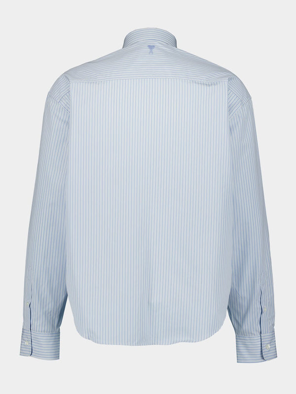 Striped Cotton Popelin Shirt