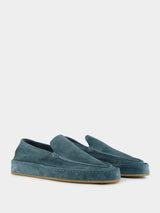 Petrol Blue Voyager Loafers