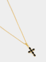 Rhinestone Cross Fine Necklace