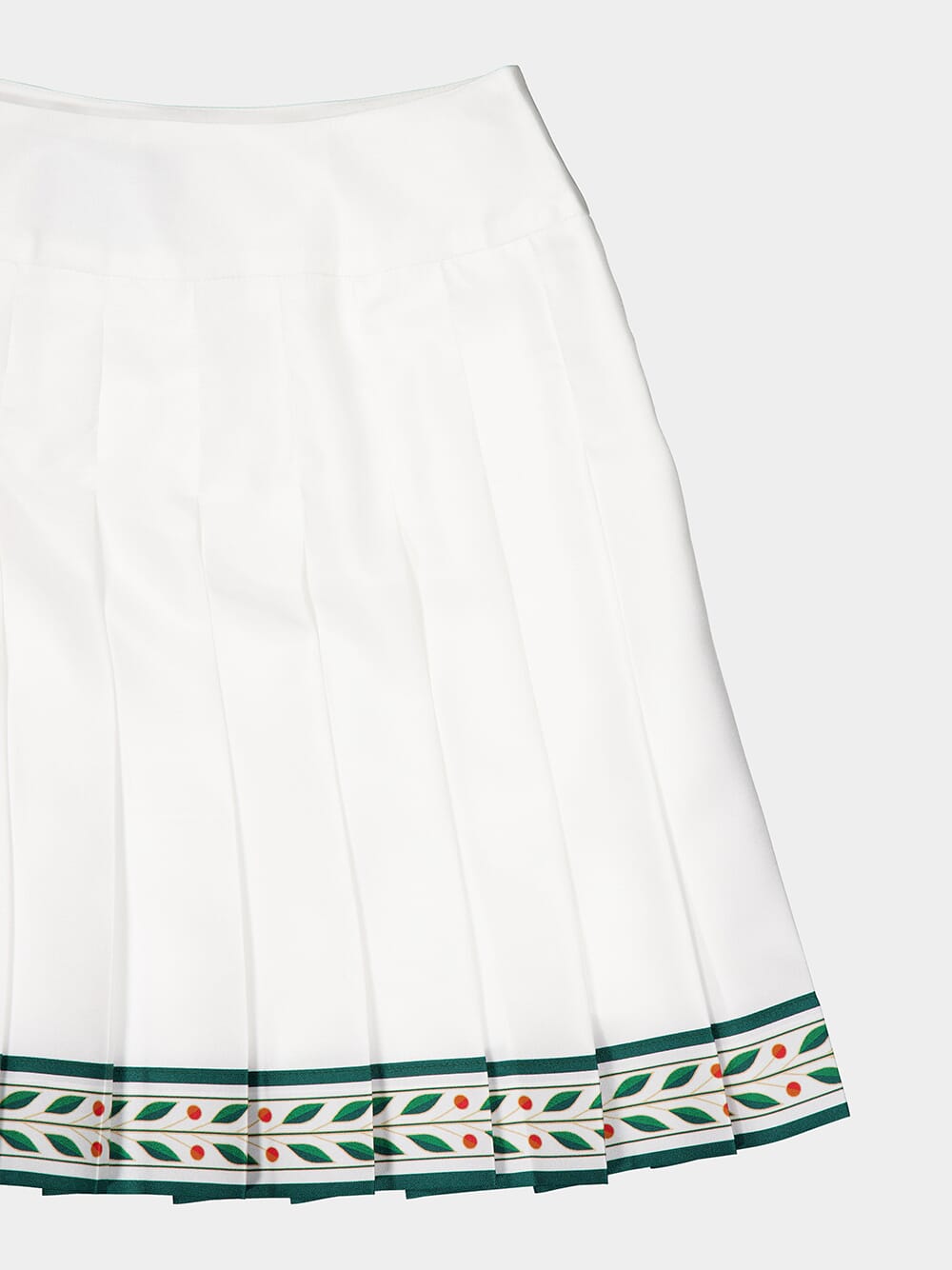 Laurel Silk Tennis Mini Skirt