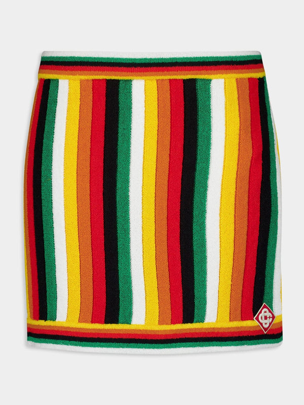 Striped Towelling Skirt