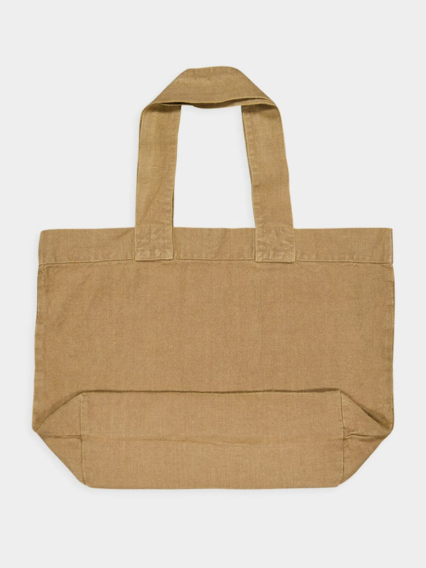 Brown Linen Escapade Bag