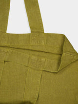 Olive Linen Escapade Bag