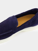Navy Yacht Loafers