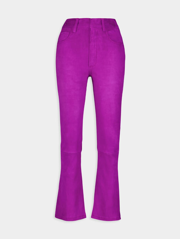 Zircon 2 Flared Suede Pants