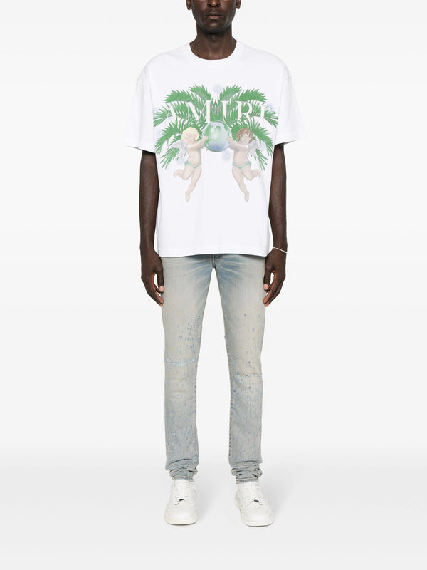 Palm Cherub Graphic T-Shirt