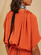 McCardell Burnt Orange Midi Dress