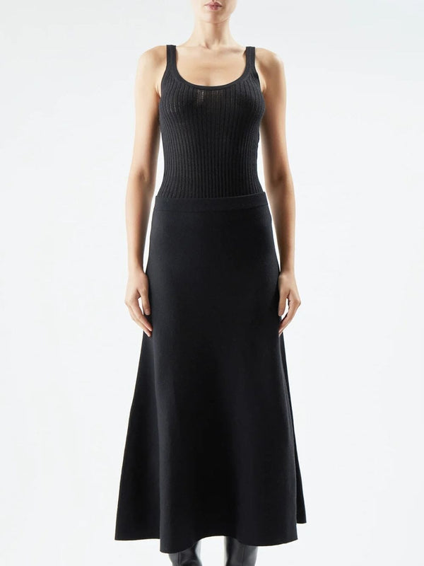 Nevin Pointelle-Knit Cashmere and Silk-Blend Tank