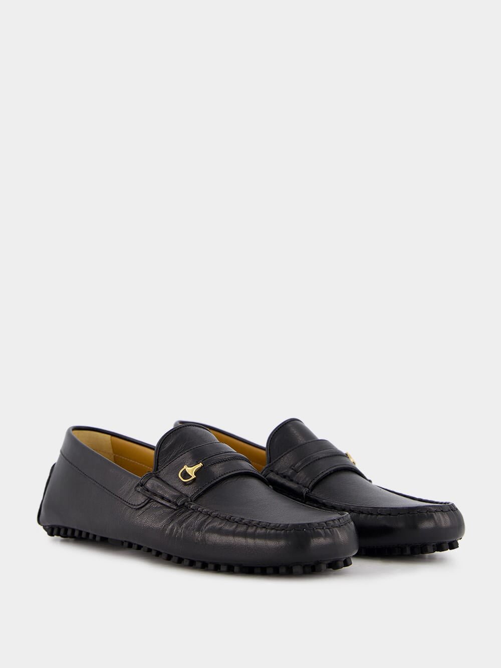 Gucci Horsebit Leather Square-Toe Loafers | Fashion Clinic