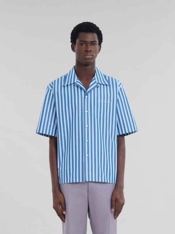 Organic Striped Bowling Shirt