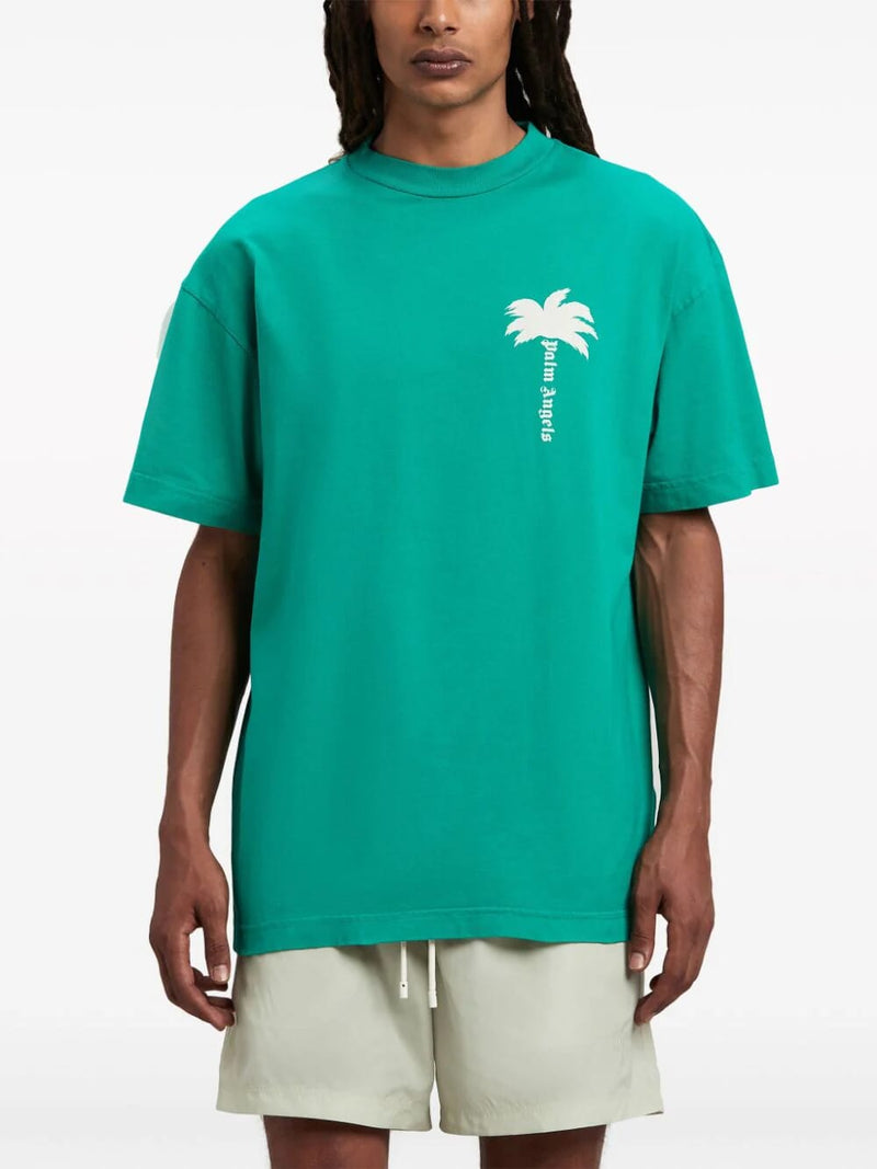 Tropical Palm Print T-Shirt