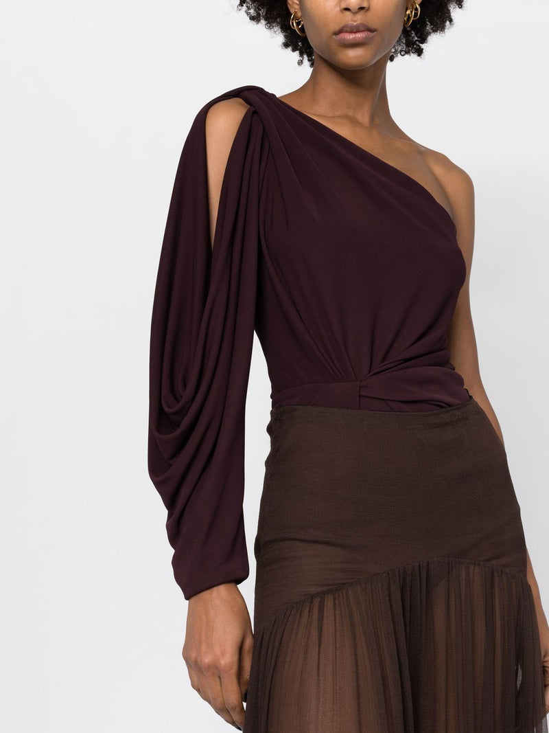 One shoulder bodysuit