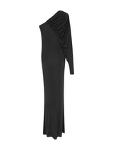 One Shoulder Jersey Maxi Dress