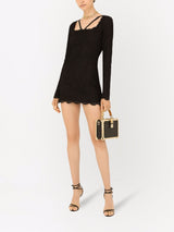 Lace mini dress