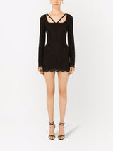 Lace mini dress