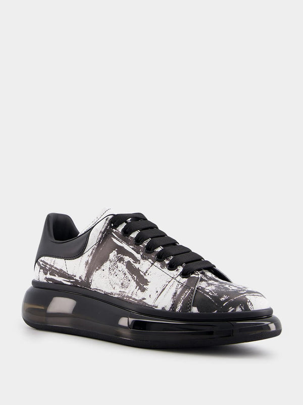 Alexander McQueenAbstract Print Translucent Sneakers at Fashion Clinic