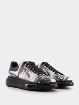 Alexander McQueenAbstract Print Translucent Sneakers at Fashion Clinic