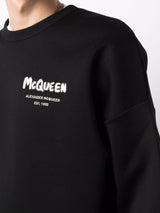 Alexander McQueenAlexander McQueen Graffiti sweatshirt at Fashion Clinic