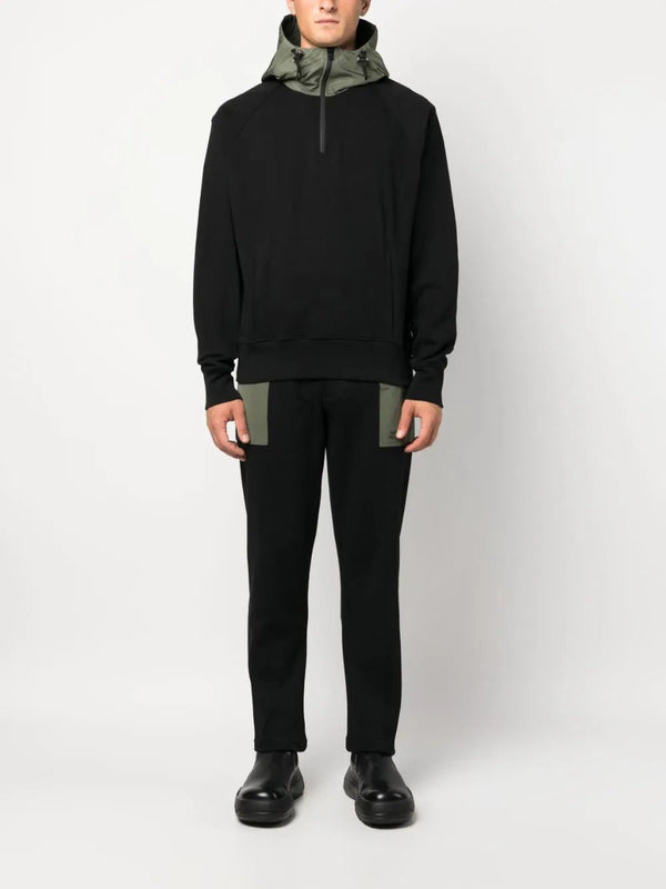 Alexander McQueenContrasting-Hood Half-Zip Sweatshirt at Fashion Clinic