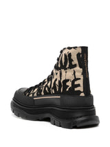 Alexander McQueenCotton tread boots at Fashion Clinic