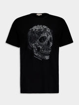 Alexander McQueenCrystal Skull Cotton T-shirt at Fashion Clinic