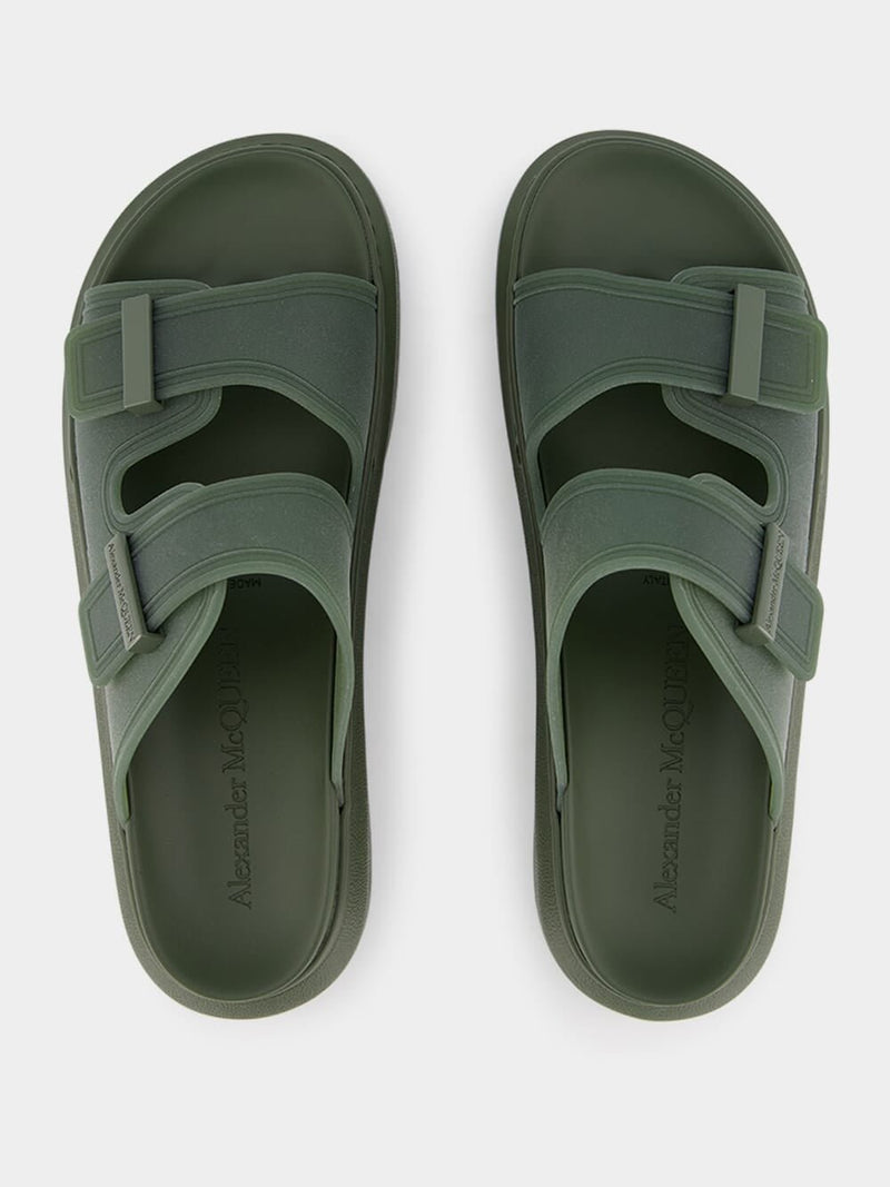 Alexander McQueenDouble-Strap Hybrid Flatform Sandals at Fashion Clinic