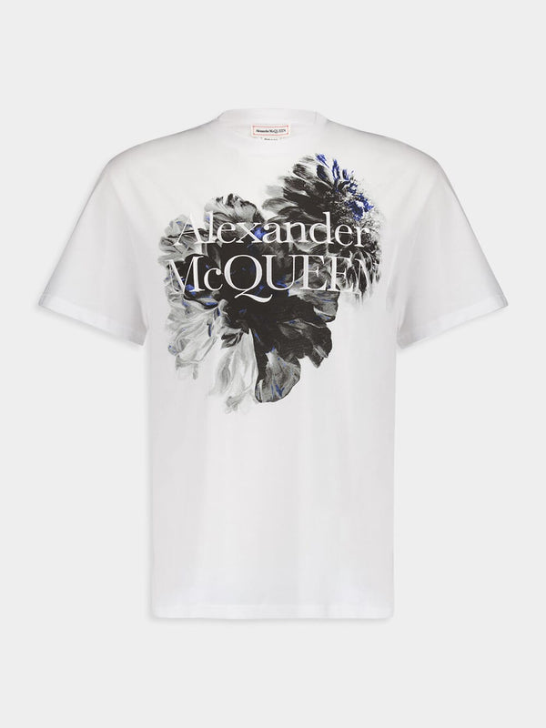 Alexander McQueenFloral Burst Logo Tee at Fashion Clinic