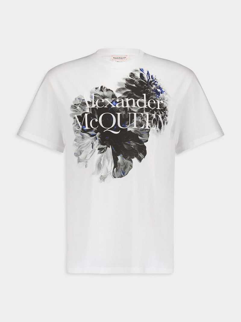 Alexander McQueenFloral Burst Logo Tee at Fashion Clinic