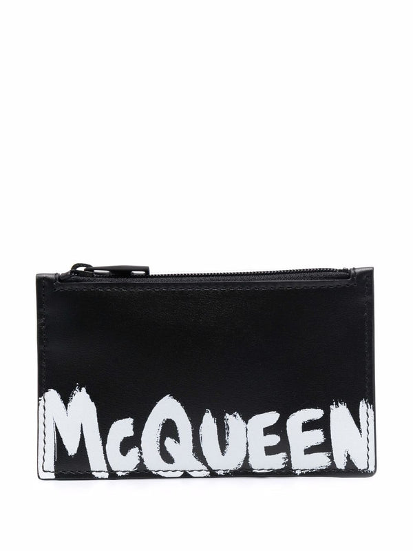 Alexander McQueenGraffiti cardholder at Fashion Clinic