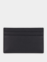 Alexander McQueenGraffiti Logo Black Leather Card Holder at Fashion Clinic