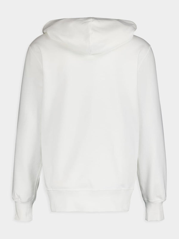 Alexander McQueenGraffiti Logo Print White Sweatshirt at Fashion Clinic