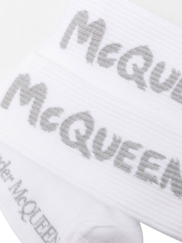 Alexander McQueenGraffiti socks at Fashion Clinic