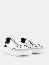 Alexander McQueenLarry Panelled Leather Sneakers at Fashion Clinic