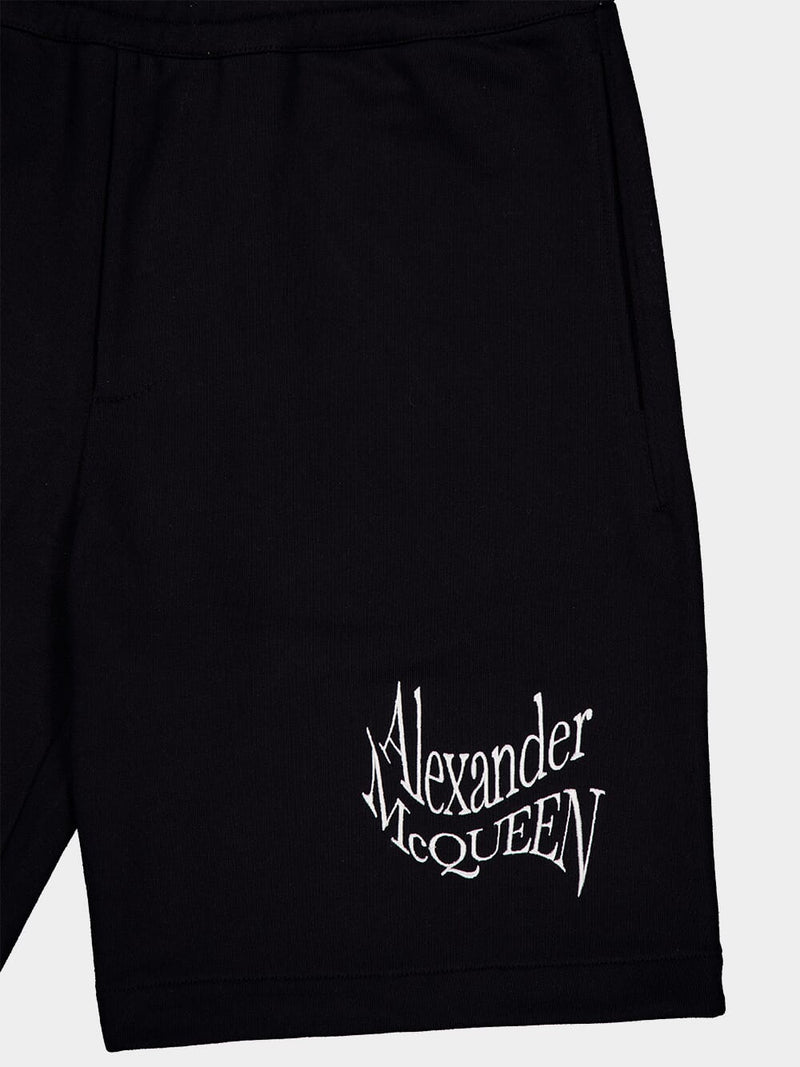Alexander McQueenLogo Embroidered Lounge Shorts at Fashion Clinic