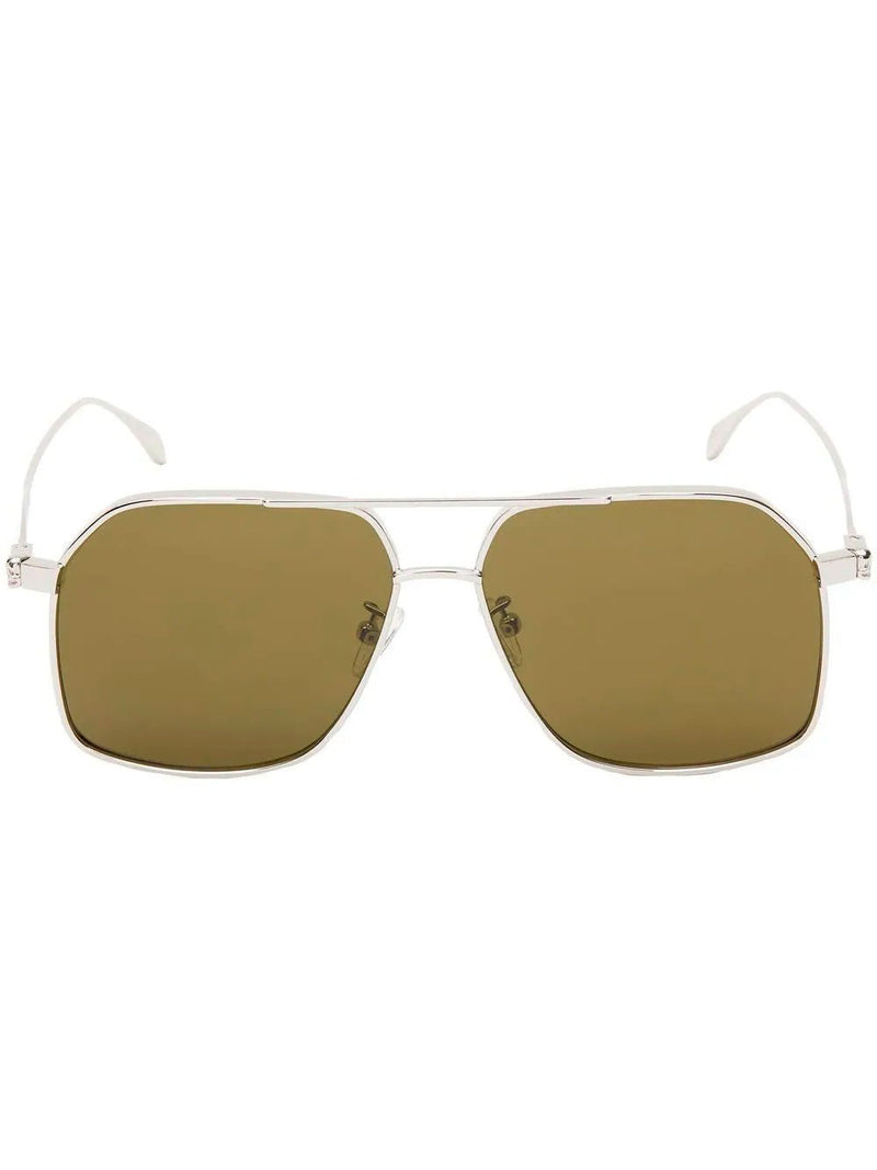 Alexander McQueenMetal sunglasses at Fashion Clinic