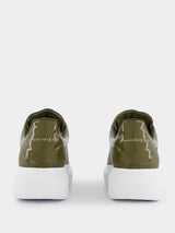 Alexander McQueenOversized Kahki Leather Sneaker at Fashion Clinic