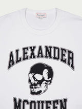 Alexander McQueenSkull Logo-Print T-Shirt at Fashion Clinic