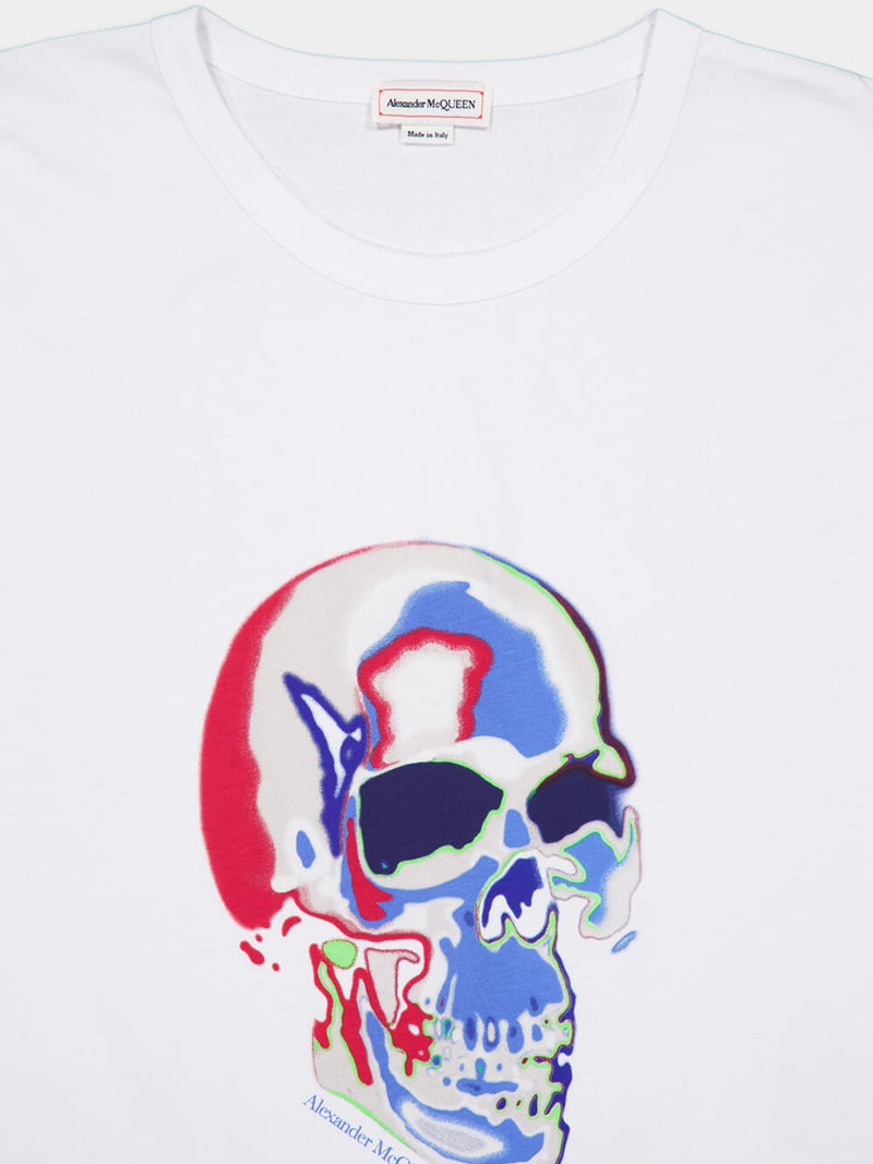 Alexander McQueenSolarized Skull Print T-Shirt at Fashion Clinic